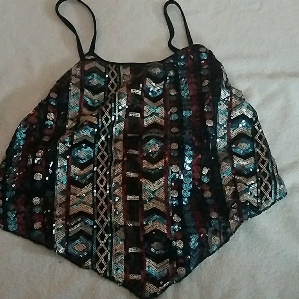 Sequin Crop top